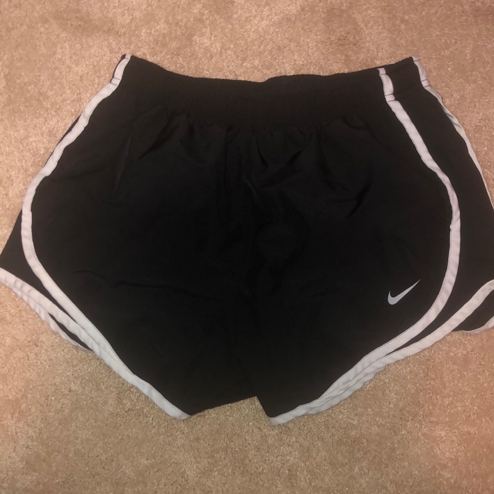 black nike shorts